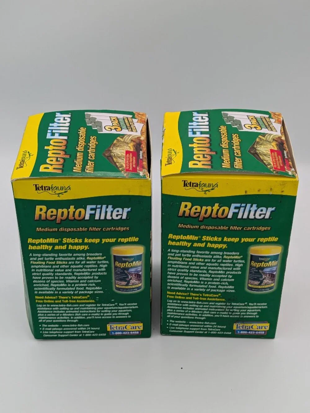 Reptile Water Filter Cartridges Medium Tetrafauna ReptoFilter 5 Pack Open Box